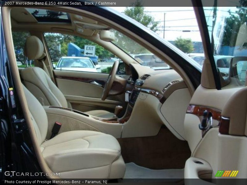 Black / Cashmere 2007 Mercedes-Benz E 350 4Matic Sedan