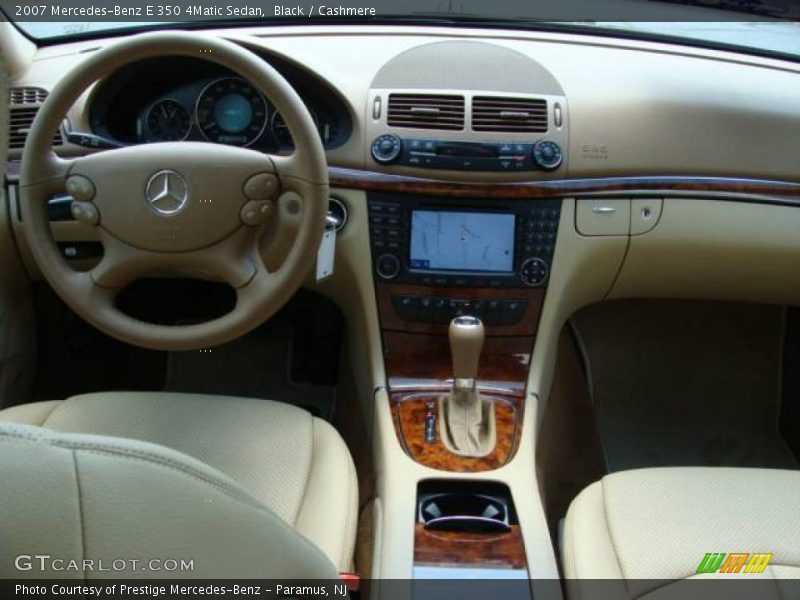 Black / Cashmere 2007 Mercedes-Benz E 350 4Matic Sedan