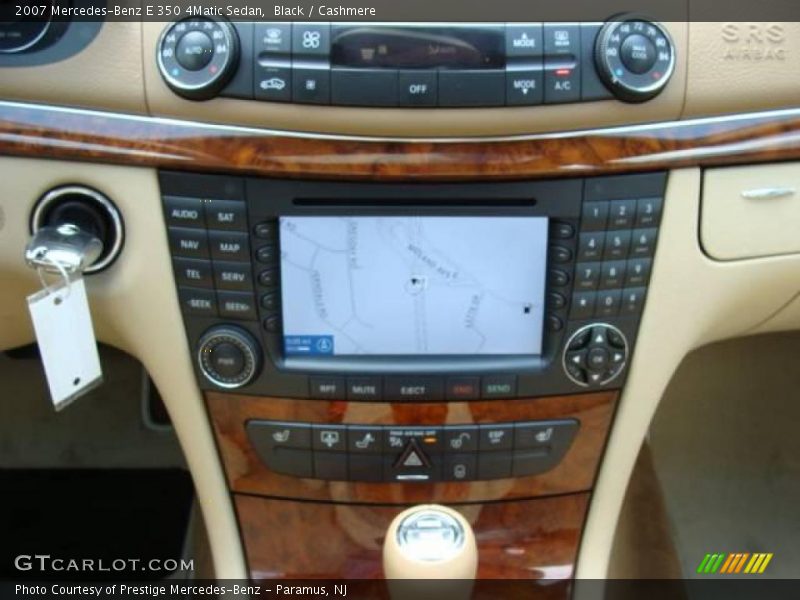 Black / Cashmere 2007 Mercedes-Benz E 350 4Matic Sedan