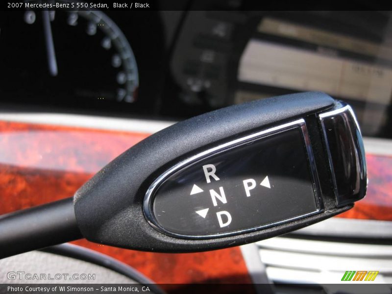 Black / Black 2007 Mercedes-Benz S 550 Sedan