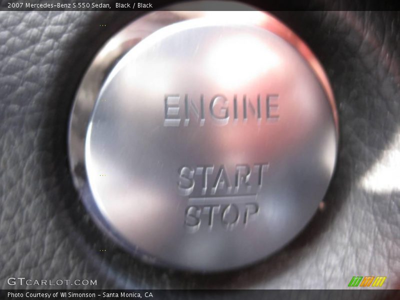Black / Black 2007 Mercedes-Benz S 550 Sedan