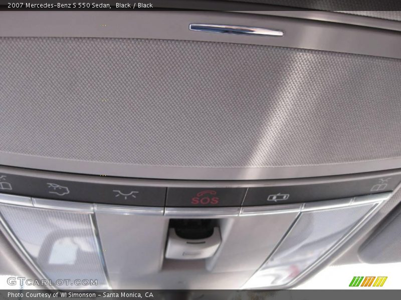 Black / Black 2007 Mercedes-Benz S 550 Sedan
