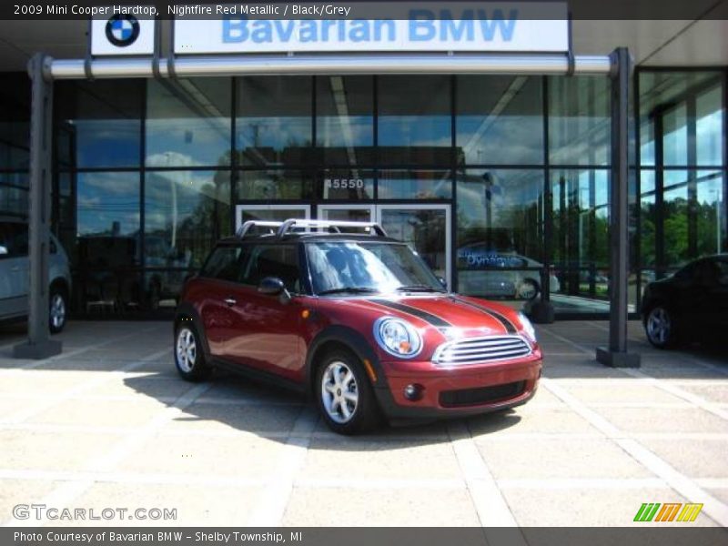 Nightfire Red Metallic / Black/Grey 2009 Mini Cooper Hardtop