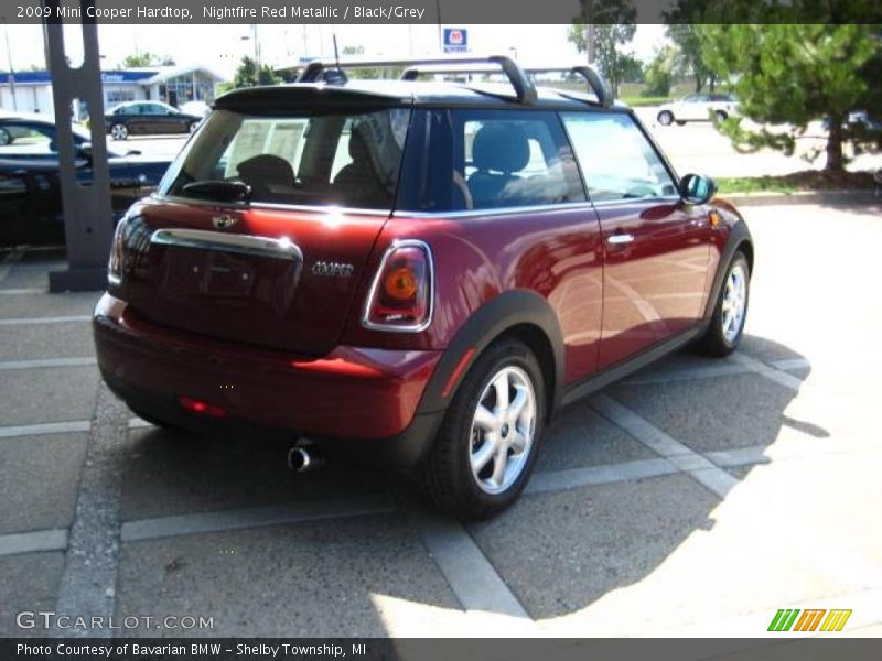 Nightfire Red Metallic / Black/Grey 2009 Mini Cooper Hardtop