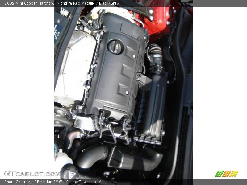 Nightfire Red Metallic / Black/Grey 2009 Mini Cooper Hardtop
