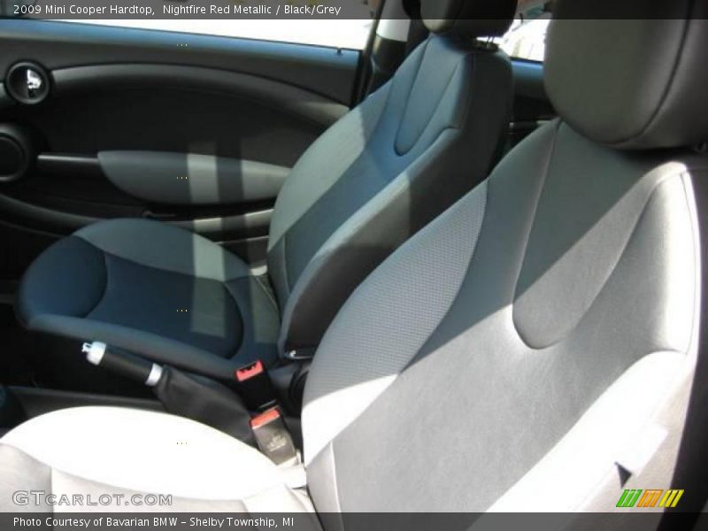 Nightfire Red Metallic / Black/Grey 2009 Mini Cooper Hardtop