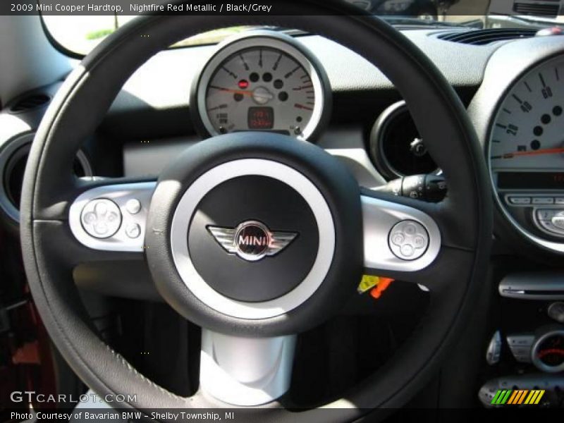 Nightfire Red Metallic / Black/Grey 2009 Mini Cooper Hardtop