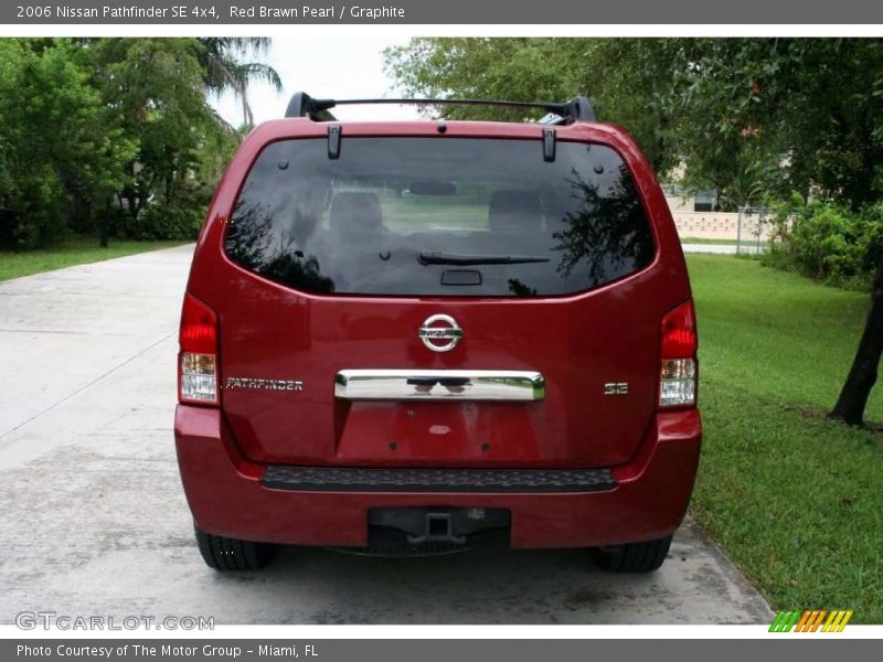 Red Brawn Pearl / Graphite 2006 Nissan Pathfinder SE 4x4