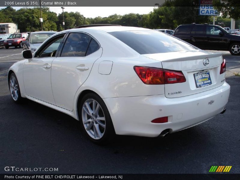 Crystal White / Black 2006 Lexus IS 350