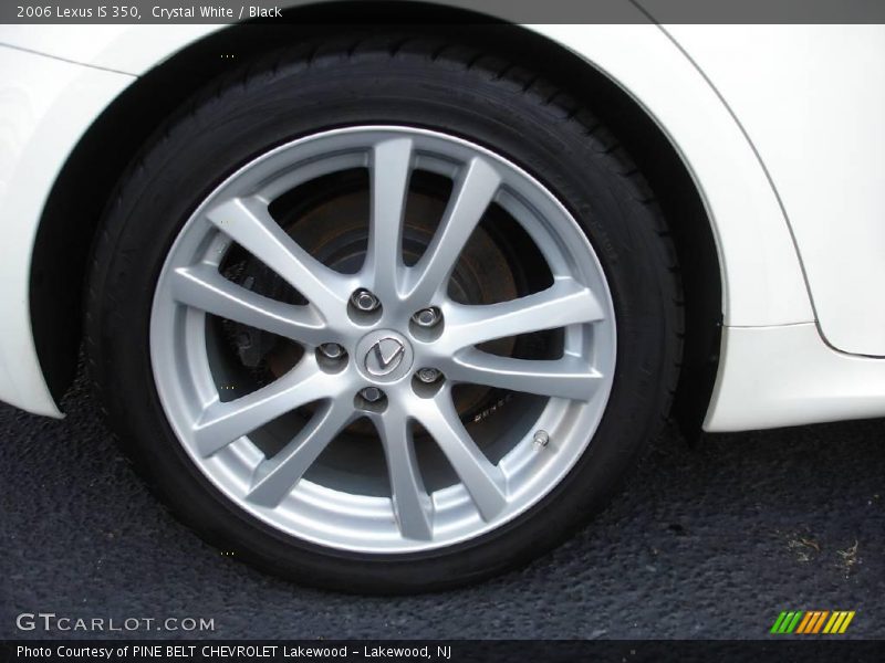 Crystal White / Black 2006 Lexus IS 350