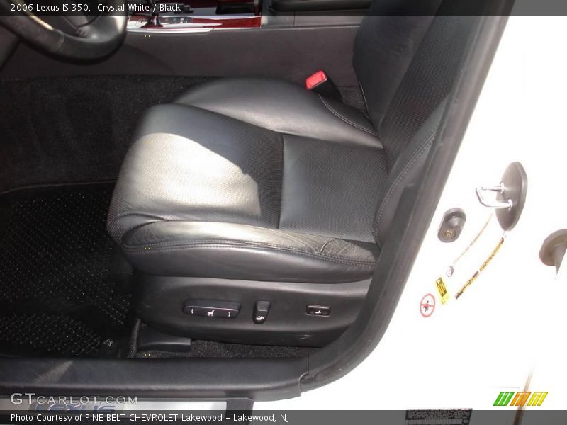 Crystal White / Black 2006 Lexus IS 350