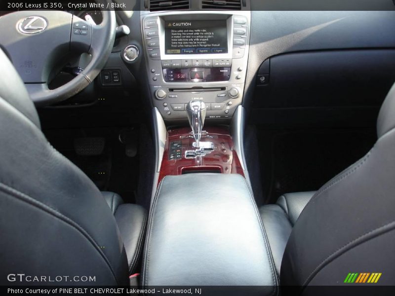 Crystal White / Black 2006 Lexus IS 350