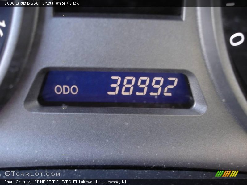 Crystal White / Black 2006 Lexus IS 350