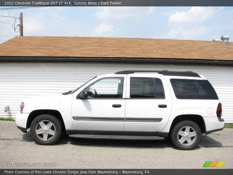 Summit White / Dark Pewter 2002 Chevrolet TrailBlazer EXT LT 4x4