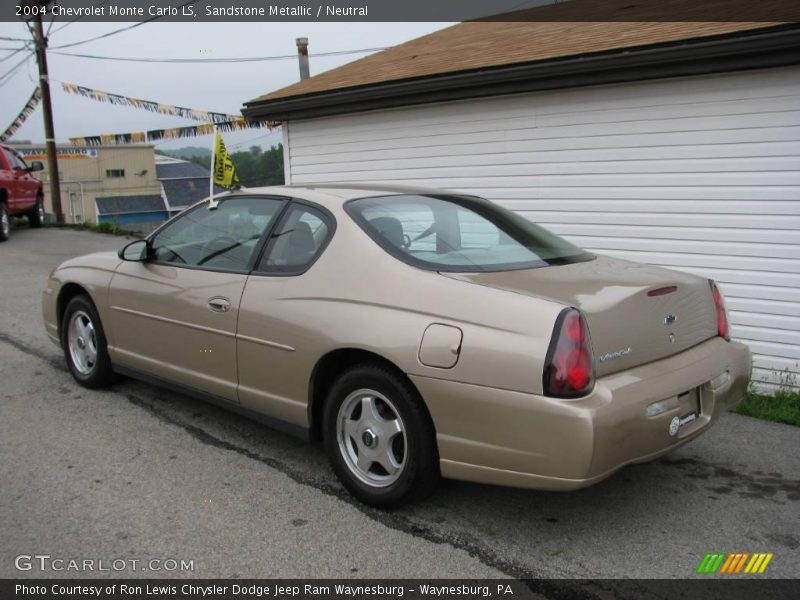 Sandstone Metallic / Neutral 2004 Chevrolet Monte Carlo LS