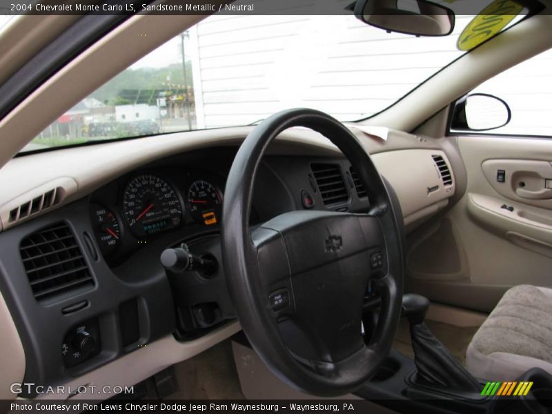 Sandstone Metallic / Neutral 2004 Chevrolet Monte Carlo LS