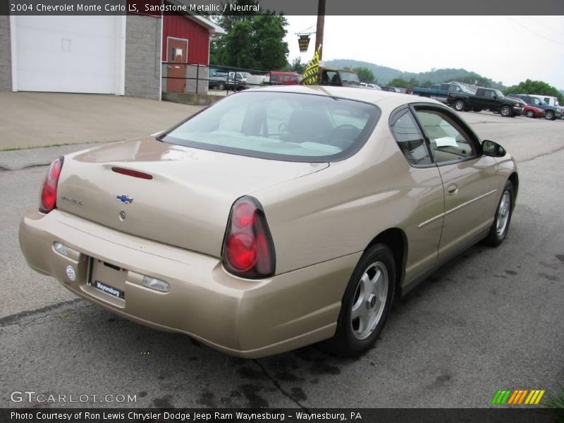 Sandstone Metallic / Neutral 2004 Chevrolet Monte Carlo LS
