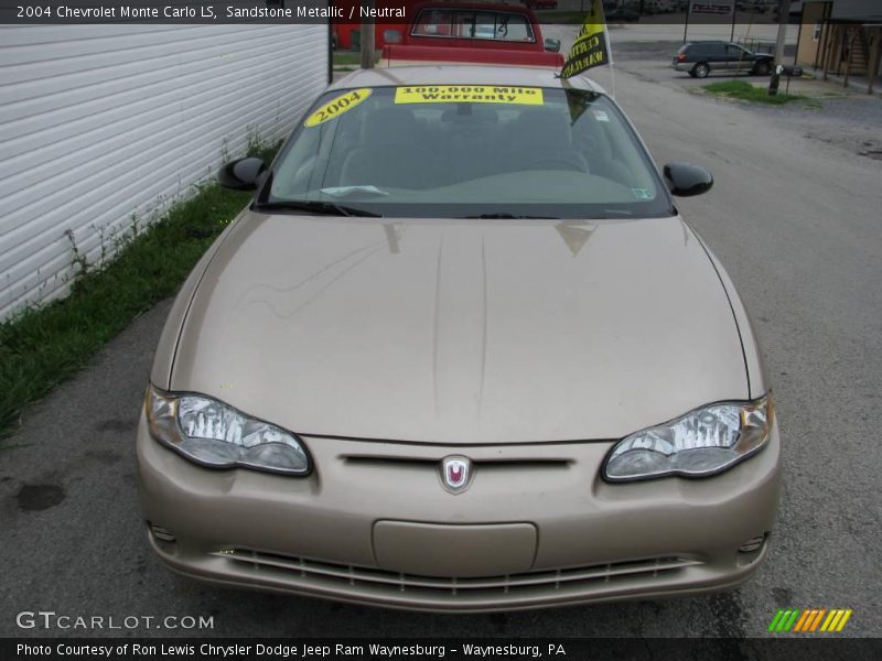 Sandstone Metallic / Neutral 2004 Chevrolet Monte Carlo LS