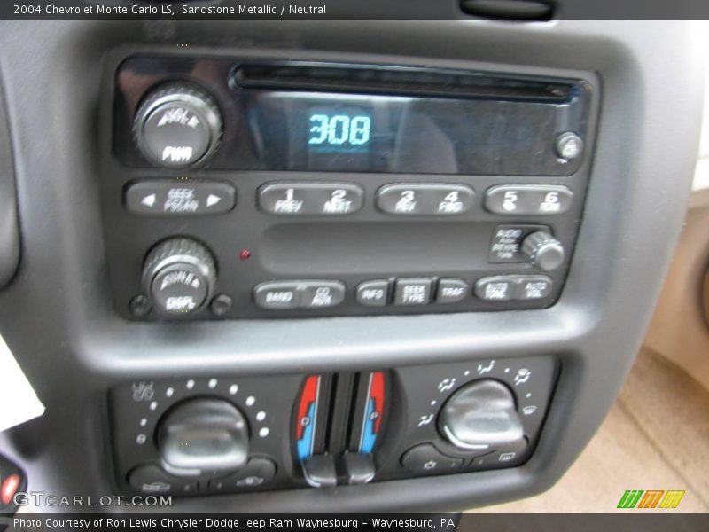 Sandstone Metallic / Neutral 2004 Chevrolet Monte Carlo LS