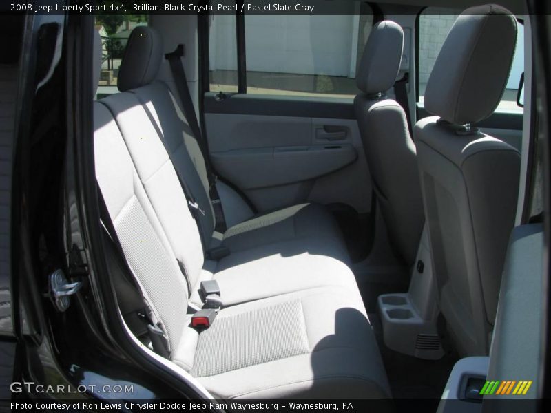 Brilliant Black Crystal Pearl / Pastel Slate Gray 2008 Jeep Liberty Sport 4x4