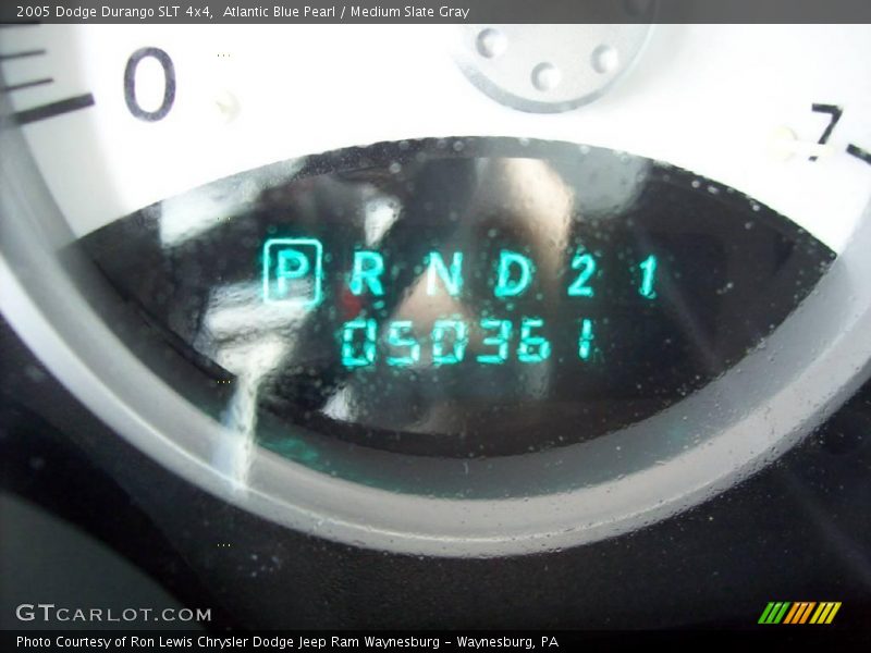 Atlantic Blue Pearl / Medium Slate Gray 2005 Dodge Durango SLT 4x4