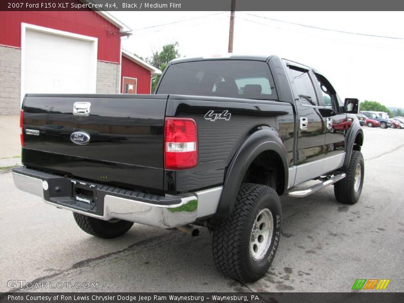 Black / Medium Flint 2007 Ford F150 XLT SuperCrew 4x4