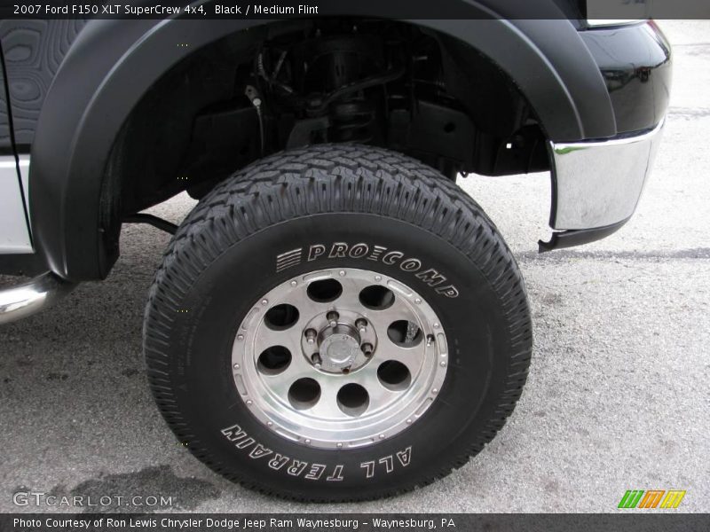 Black / Medium Flint 2007 Ford F150 XLT SuperCrew 4x4