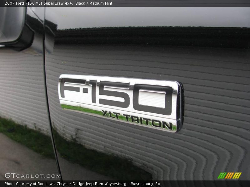 Black / Medium Flint 2007 Ford F150 XLT SuperCrew 4x4
