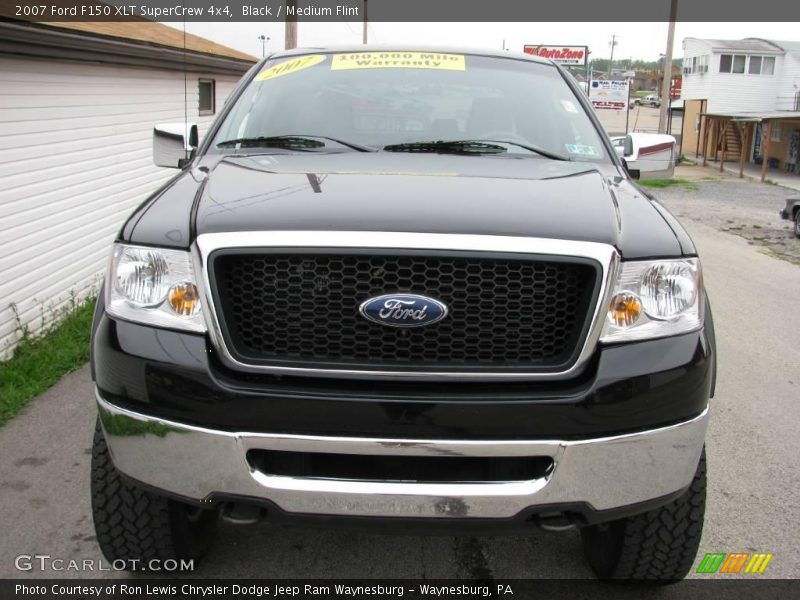 Black / Medium Flint 2007 Ford F150 XLT SuperCrew 4x4