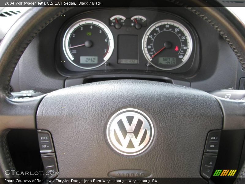 Black / Black 2004 Volkswagen Jetta GLS 1.8T Sedan