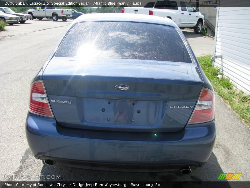 Atlantic Blue Pearl / Taupe 2006 Subaru Legacy 2.5i Special Edition Sedan