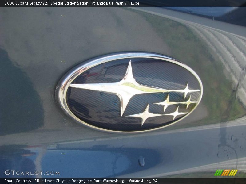 Atlantic Blue Pearl / Taupe 2006 Subaru Legacy 2.5i Special Edition Sedan