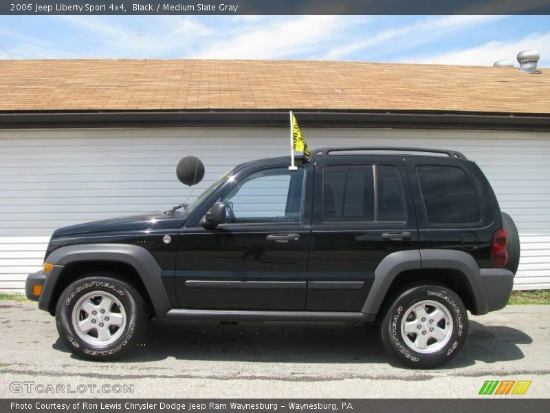 Black / Medium Slate Gray 2006 Jeep Liberty Sport 4x4