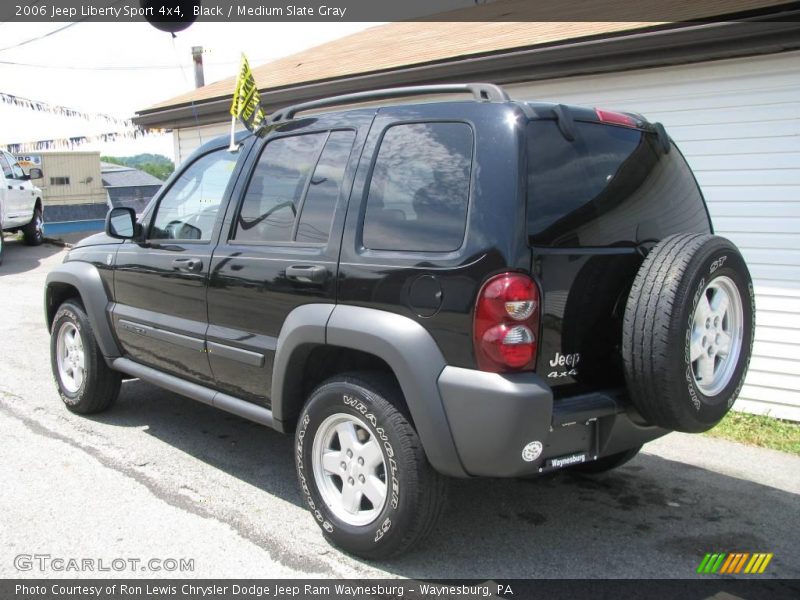 Black / Medium Slate Gray 2006 Jeep Liberty Sport 4x4