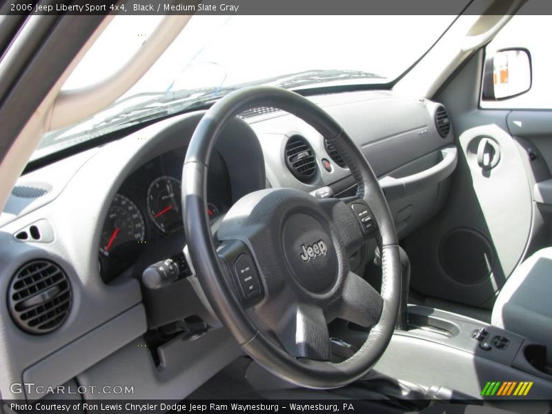 Black / Medium Slate Gray 2006 Jeep Liberty Sport 4x4