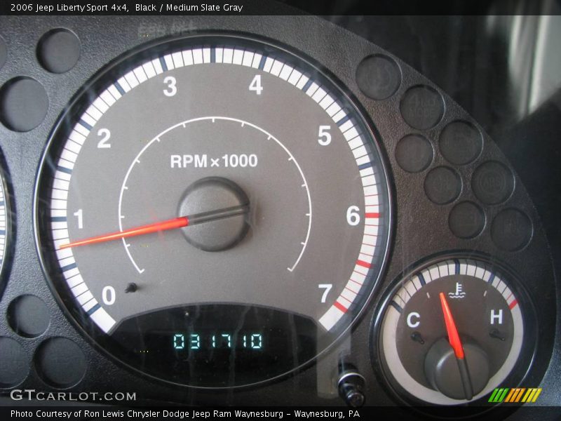 Black / Medium Slate Gray 2006 Jeep Liberty Sport 4x4