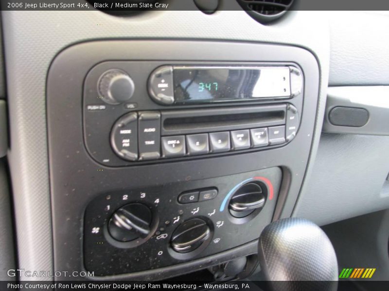 Black / Medium Slate Gray 2006 Jeep Liberty Sport 4x4