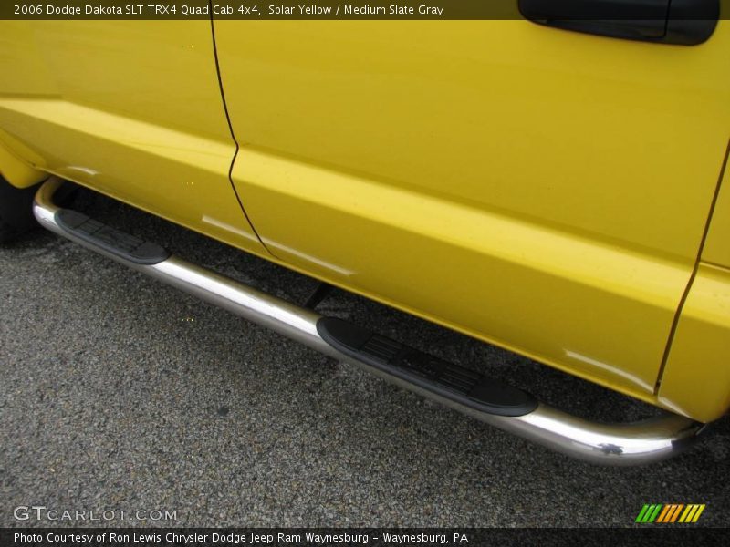 Solar Yellow / Medium Slate Gray 2006 Dodge Dakota SLT TRX4 Quad Cab 4x4