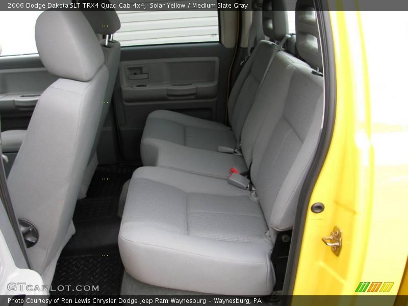 Solar Yellow / Medium Slate Gray 2006 Dodge Dakota SLT TRX4 Quad Cab 4x4