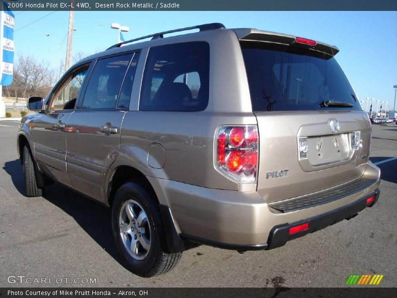 Desert Rock Metallic / Saddle 2006 Honda Pilot EX-L 4WD