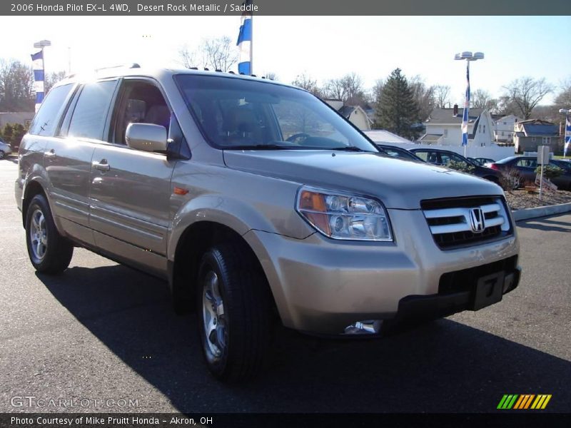 Desert Rock Metallic / Saddle 2006 Honda Pilot EX-L 4WD