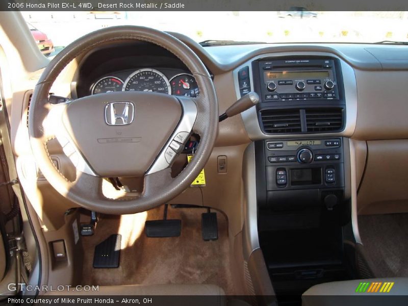 Desert Rock Metallic / Saddle 2006 Honda Pilot EX-L 4WD