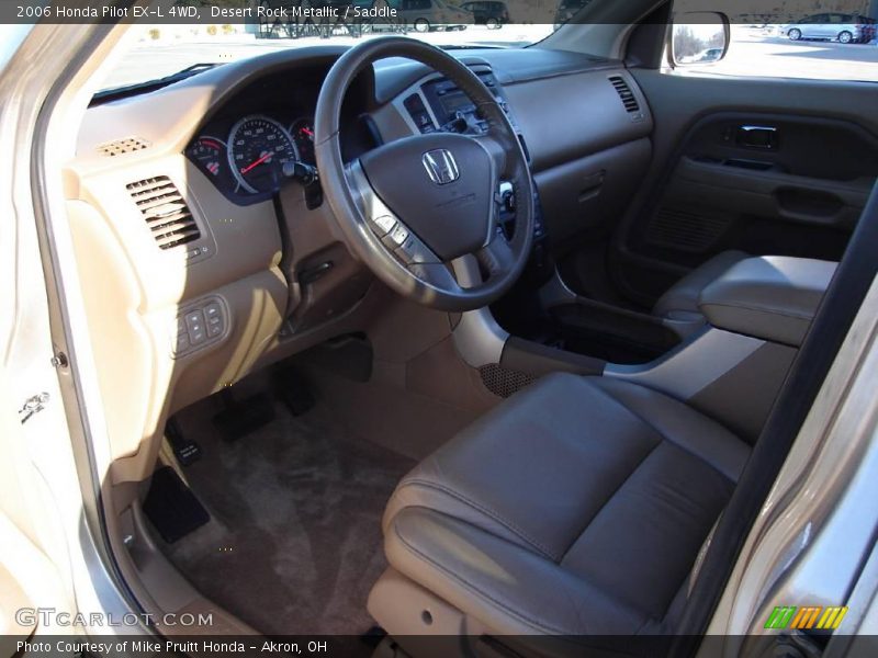 Desert Rock Metallic / Saddle 2006 Honda Pilot EX-L 4WD