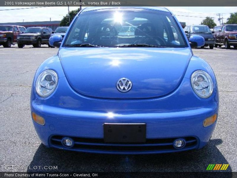 Vortex Blue / Black 2001 Volkswagen New Beetle GLS 1.8T Coupe