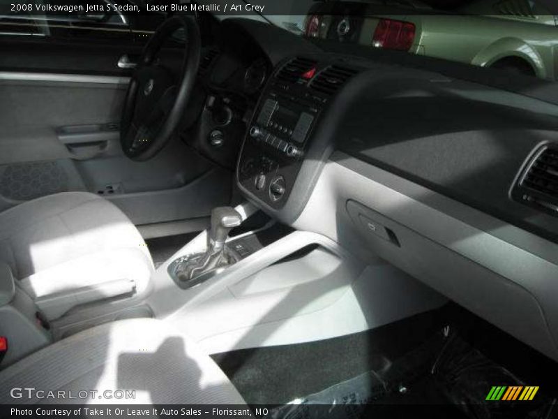 Laser Blue Metallic / Art Grey 2008 Volkswagen Jetta S Sedan