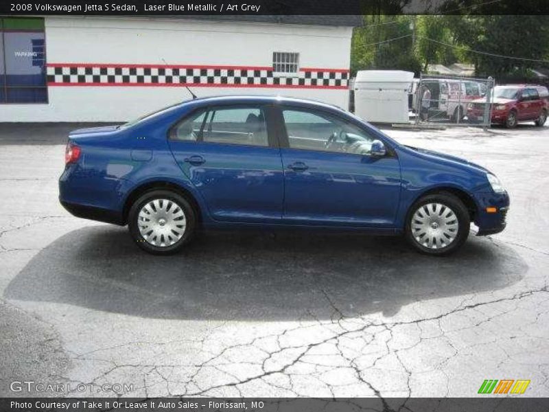 Laser Blue Metallic / Art Grey 2008 Volkswagen Jetta S Sedan