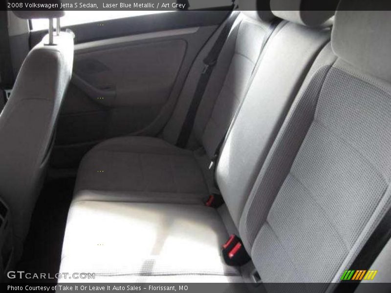 Laser Blue Metallic / Art Grey 2008 Volkswagen Jetta S Sedan