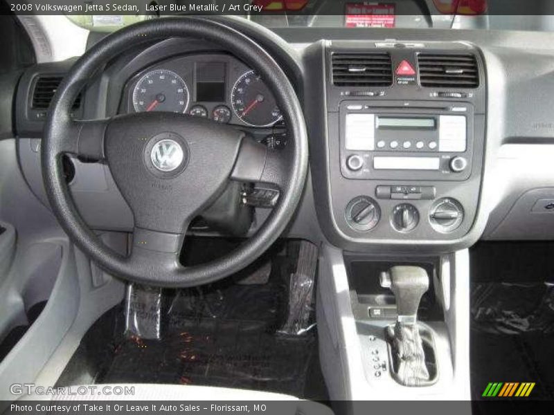 Laser Blue Metallic / Art Grey 2008 Volkswagen Jetta S Sedan