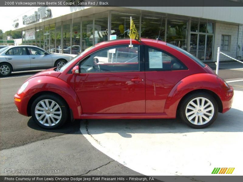 Salsa Red / Black 2008 Volkswagen New Beetle SE Coupe