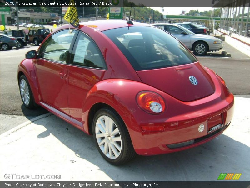 Salsa Red / Black 2008 Volkswagen New Beetle SE Coupe